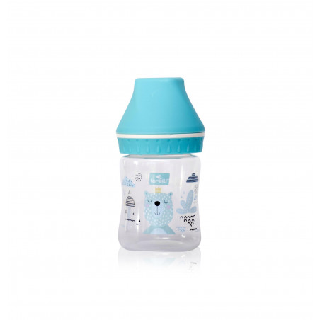 Biberon cu gat larg, 0 luni+, 125 ml, My Friend, culori