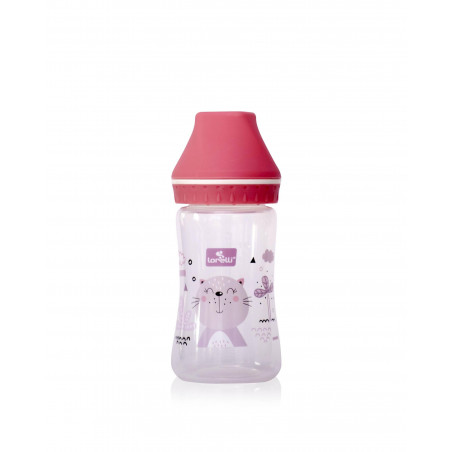 Biberon cu gat larg, 0 luni+, 250 ml, My Friend, culori