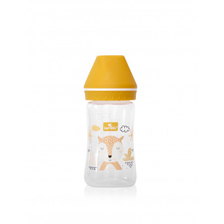 Biberon cu gat larg, 0 luni+, 250 ml, My Friend, culori