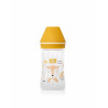 Biberon cu gat larg, 0 luni+, 250 ml, My Friend, culori