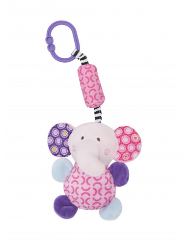 Jucarie de plus, 13 cm, clopotel, cu oglinda, 0 luni+
