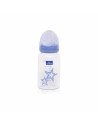 Biberon din sticla cu tetina anticolici, 120 ml, culori