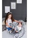 Fotoliu balansoar Eliza, Beige Daisy,10110142125