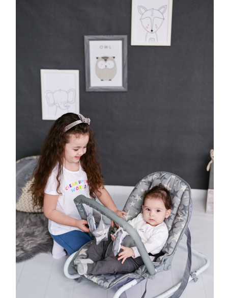 Fotoliu balansoar Eliza, Beige Daisy,10110142125