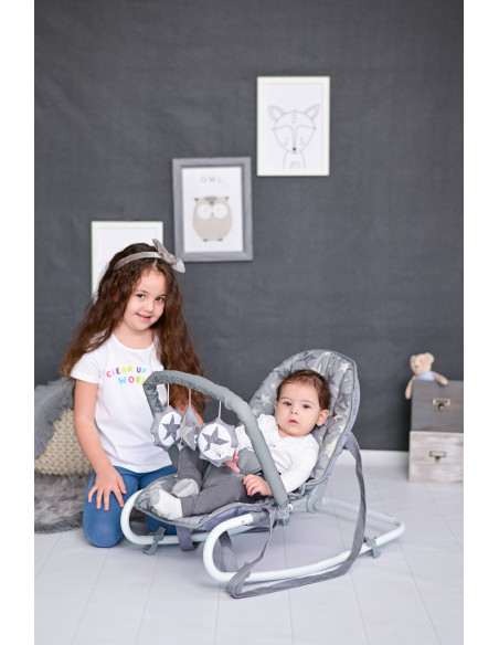 Fotoliu balansoar Eliza, Grey Elephant,10110142126