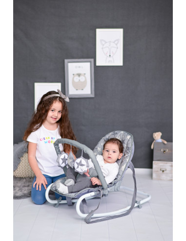 Fotoliu balansoar Eliza, Tender Blue Fun,10110142127