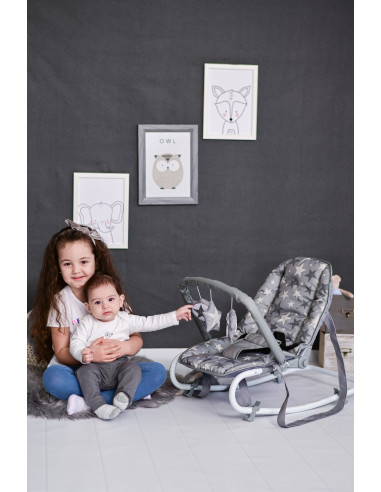 Fotoliu balansoar Eliza, Tender Blue Fun,10110142127