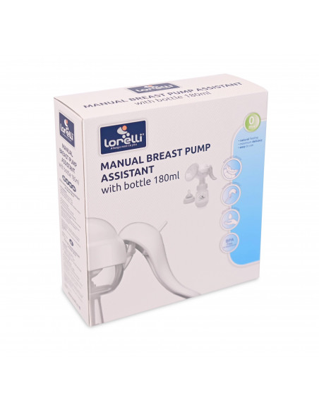 Pompa de san manuala, Asisstant, cu biberon 180 ml inclus