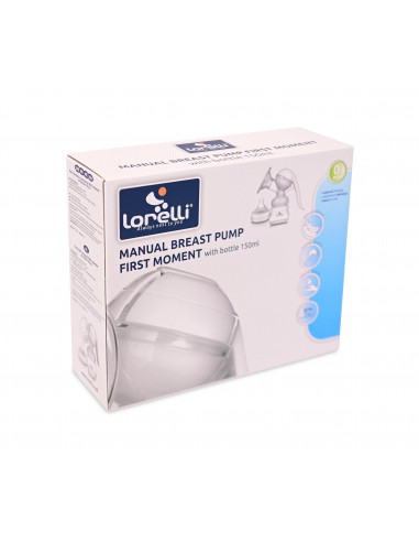 Pompa de san manuala, First Moment, cu biberon 150 ml inclus