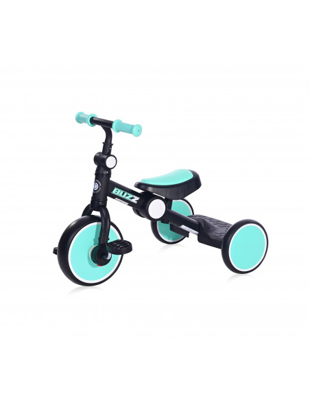Tricicleta pentru copii, Buzz, complet pliabila, Black &