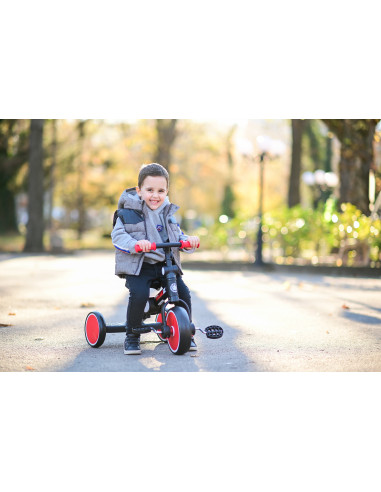 Tricicleta pentru copii, Buzz, complet pliabila, Black &