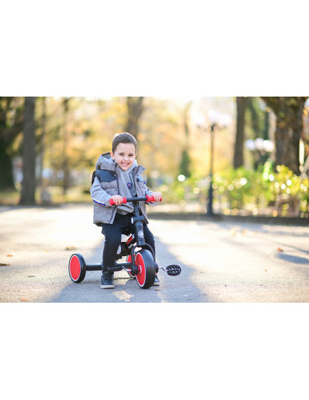 Tricicleta pentru copii, Buzz, complet pliabila, Black &