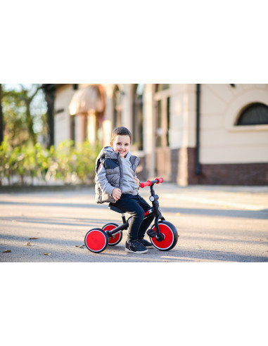 Tricicleta pentru copii, Buzz, complet pliabila, Black &