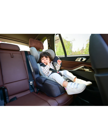 Scaun auto, Andromeda, I-Size, Isofix, 76-150 cm, Silver Blue Scaun auto, Andromeda, I-Size, Isofix, 76-150 cm, Silver Blue