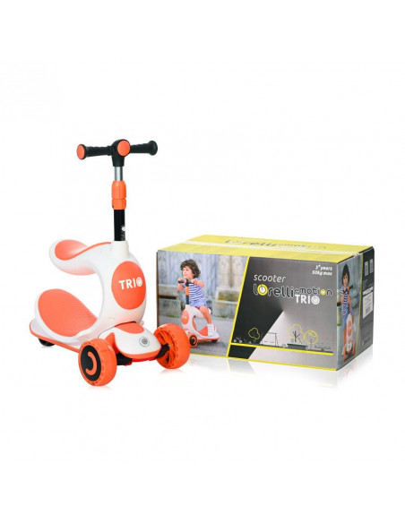 Trotineta pentru copii, Trio, 3 Ani+, roti cu leduri Trotineta pentru copii, Trio, 3 Ani+, roti cu leduri