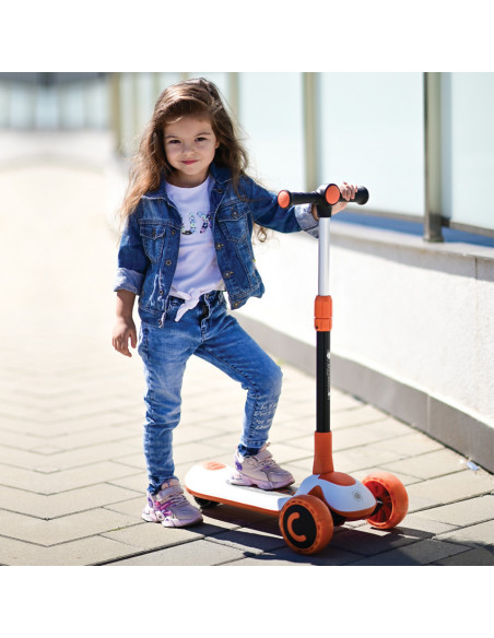 Trotineta pentru copii, Trio, 3 Ani+, roti cu leduri Trotineta pentru copii, Trio, 3 Ani+, roti cu leduri
