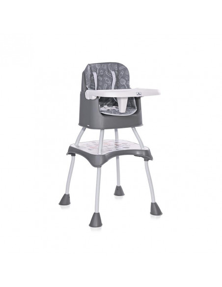 Scaun de masa inalt pentru copii, Trick, convertibil 3in1, Grey Scaun de masa inalt pentru copii, Trick, convertibil 3in1, Grey