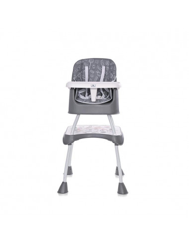 Scaun de masa inalt pentru copii, Trick, convertibil 3in1, Grey Scaun de masa inalt pentru copii, Trick, convertibil 3in1, Grey
