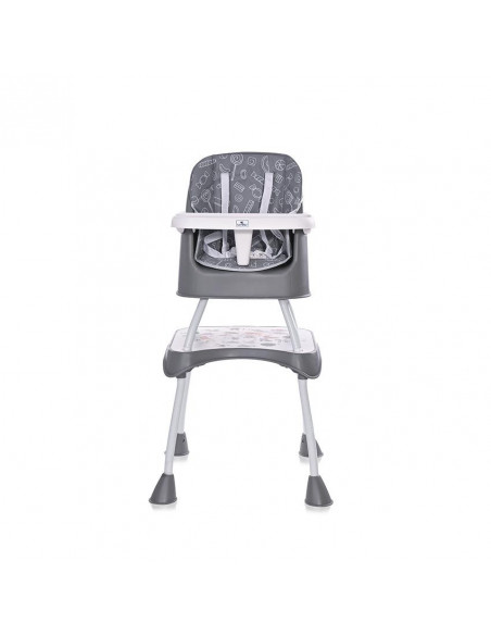Scaun de masa inalt pentru copii, Trick, convertibil 3in1, Grey Scaun de masa inalt pentru copii, Trick, convertibil 3in1, Grey