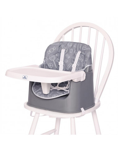 Scaun de masa inalt pentru copii, Trick, convertibil 3in1, Grey Scaun de masa inalt pentru copii, Trick, convertibil 3in1, Grey