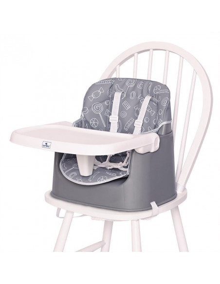 Scaun de masa inalt pentru copii, Trick, convertibil 3in1, Grey Scaun de masa inalt pentru copii, Trick, convertibil 3in1, Grey