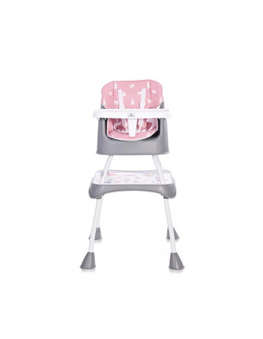 Scaun de masa inalt pentru copii, Trick, convertibil 3in1, Pink Scaun de masa inalt pentru copii, Trick, convertibil 3in1, Pink
