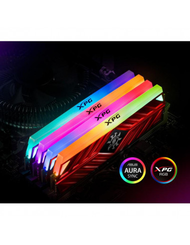 AX4U360016G18I-ST4,Memorie RAM Adata XPG Spectrix D41 Tungsten Grey RGB, DIMM, DDR4, 8GB, CL18, 3600MHz