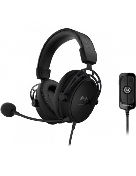 4P5L2AA,Casti HP HyperX Cloud Alpha S Gaming, microfon, negru
