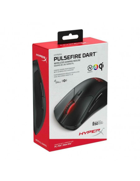 4P5Q4AA,Mouse HP HyperX Pulsefire Dart Gaming, Wireless, Negru