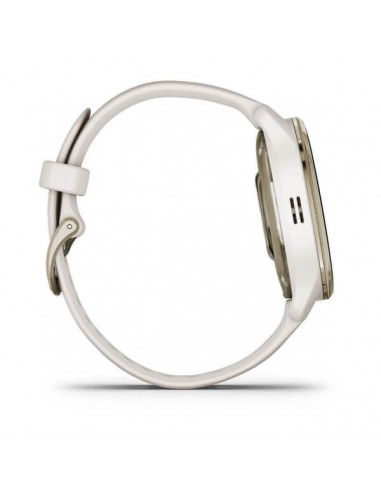 Ceas Garmin SmartWatch Venu 2 Plus Stainless Steel Bezel, Ivory