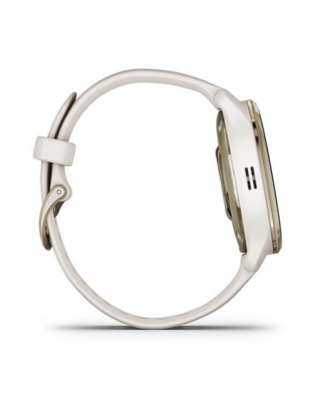 Ceas Garmin SmartWatch Venu 2 Plus Stainless Steel Bezel, Ivory
