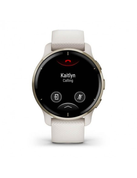 Ceas Garmin SmartWatch Venu 2 Plus Stainless Steel Bezel, Ivory