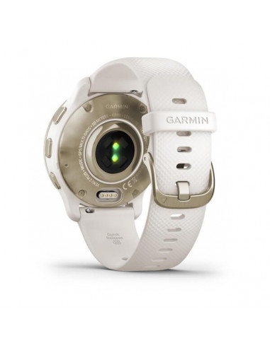 Ceas Garmin SmartWatch Venu 2 Plus Stainless Steel Bezel, Ivory