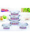 SET GATIT 10 PIESE EMAILAT, MODEL TRADITIONAL DIN