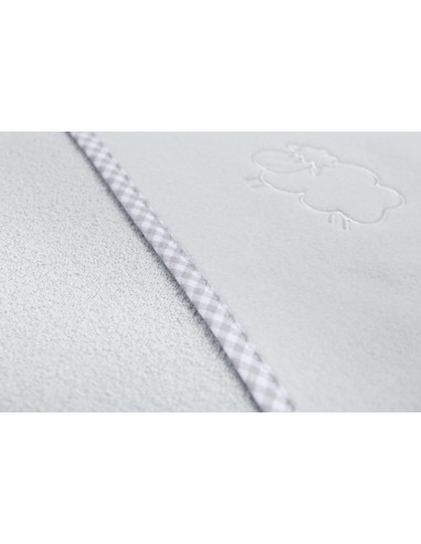Prosop cu gluga Sensillo SHEEP 80x80 cm Grey,SILLO-4155