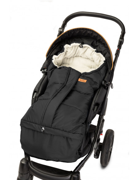 Sac de iarna Sensillo 3 in 1 POLAR Negru/Bej,SILLO-847