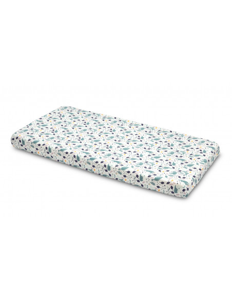 Cearsaf imprimat de bumbac cu elastic Sensillo Plush Karo