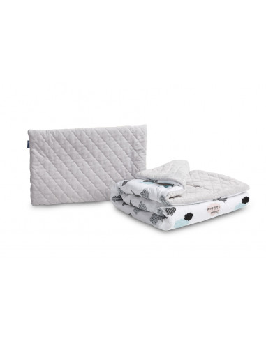 Set plapuma si perna 130x100cm/60x40 cm Sensillo KARO Plus