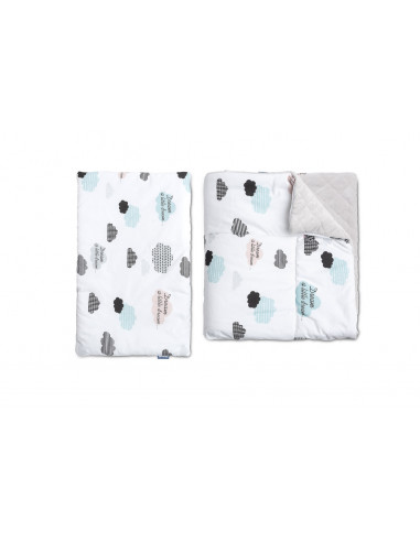 Set plapuma si perna 130x100cm/60x40 cm Sensillo KARO Plus