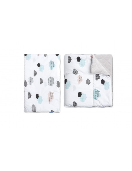 Set plapuma si perna 130x100cm/60x40 cm Sensillo KARO Plus