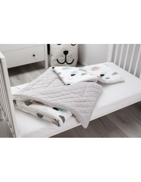 Set plapuma si perna 130x100cm/60x40 cm Sensillo KARO Plus