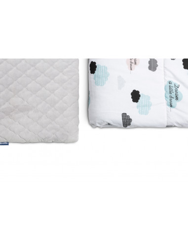 Set plapuma si perna 130x100cm/60x40 cm Sensillo KARO Plus