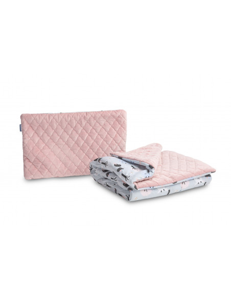 Set plapuma si perna 130x100cm/60x40 cm Sensillo KARO Plus