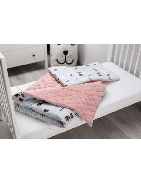 Set plapuma si perna 130x100cm/60x40 cm Sensillo KARO Plus
