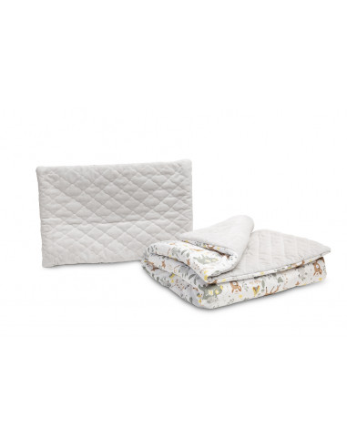 Set plapuma si perna 130x100cm/60x40 cm Sensillo KARO Plus