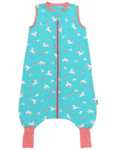 Sac de dormit cu picioruse si talpa antiderapanta Unicorn 90 cm