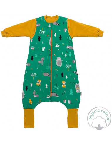 Sac de dormit cu picioruse si maneca lunga detasabila Woodland