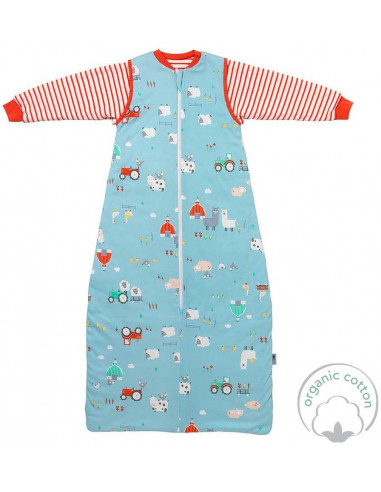 Sac de dormit cu maneca lunga detasabila Farmyard 150 cm 2.5