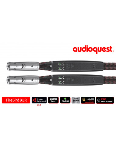 Cablu audio 2XLR - 2XLR AudioQuest Firebird, 1.0m, Level 6