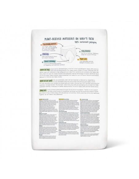 Scutece Hipoalergenice Eco Kit&Kin Pull Up Maxi, Marimea 4